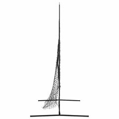 vidaXL Baseball Practice Net Black 250 x 106 x 209 cm Polyester 6
