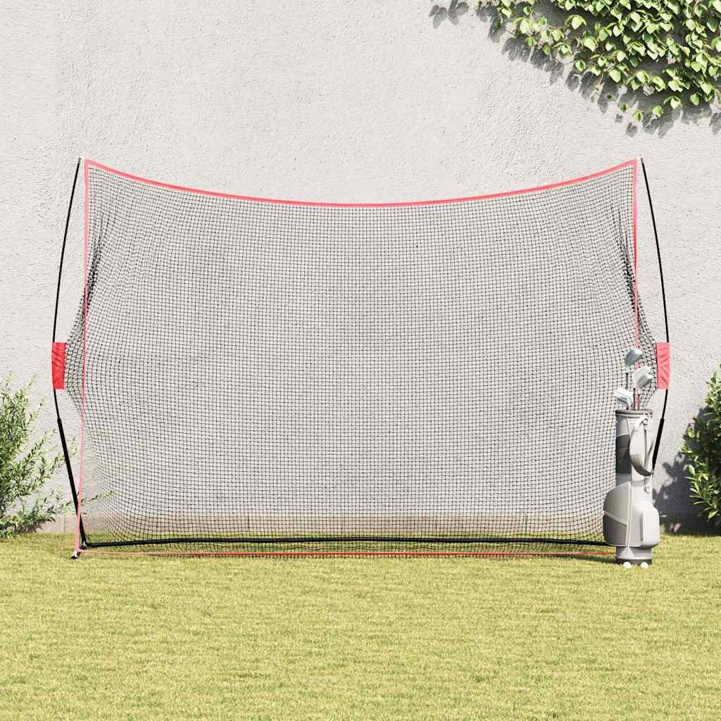 vidaXL Golf Training Aid Black 314 x 92 x 214 cm Polyester 3