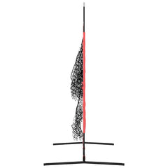 vidaXL Baseball Practice Net Black 214.5 x 89.5 x 181 cm Polyester 6