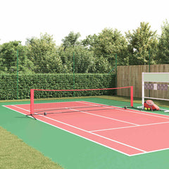 Tennis Net Folding Black and Red Polyester 396 cm 92 cm
