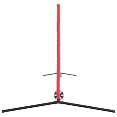 vidaXL Tennis Net Folding Black and Red 595 x 90.5 x 87 cm Polyester 6