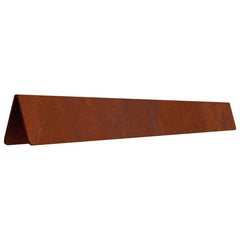 vidaXL Lawn Edging 450 x 15 cm Weathering Steel Rusty 6