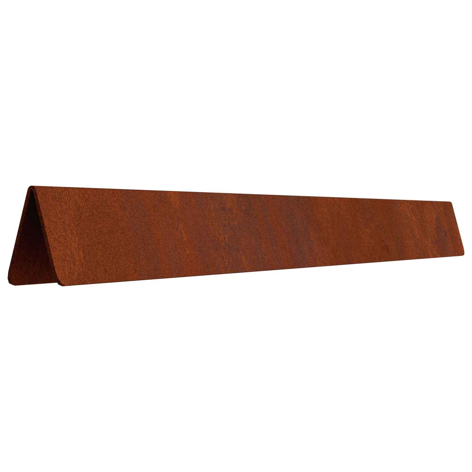 vidaXL Lawn Edging 450 x 15 cm Weathering Steel Rusty 6