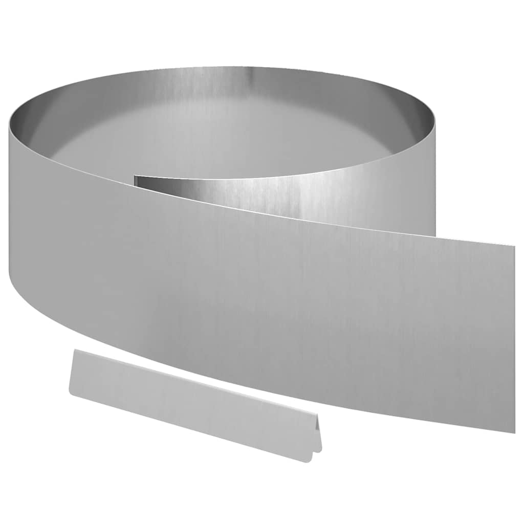 Lawn Edging Silver 4 pcs