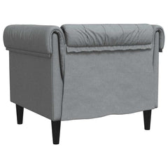 Sofa 78.5 x 74.5 x 74.5 cm Polyester Light grey 1-seater
