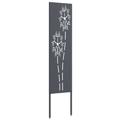 vidaXL Garden Privacy Screen Anthracite 32 x 140 cm Cold-rolled steel 5
