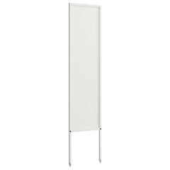 vidaXL Garden Privacy Screen White 32 x 140 cm Cold-rolled steel 5