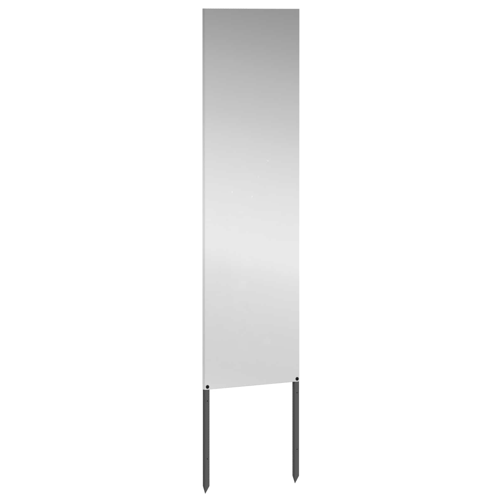 vidaXL Garden Privacy Screen Silver 32 x 140 cm Galvanised steel 4