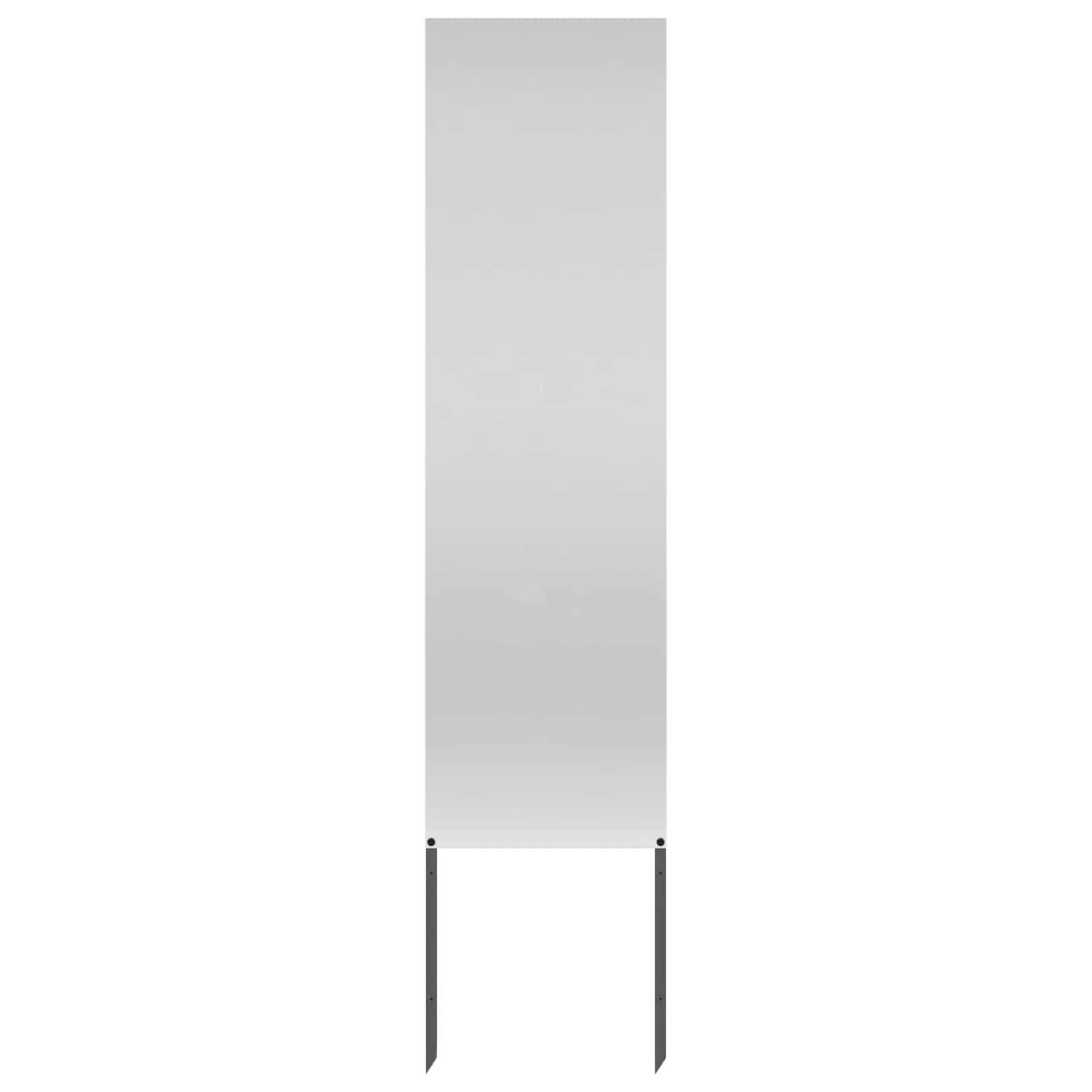 vidaXL Garden Privacy Screen Silver 32 x 140 cm Galvanised steel 2