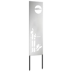 vidaXL Garden Privacy Screen Silver 32 x 140 cm Galvanised steel 5