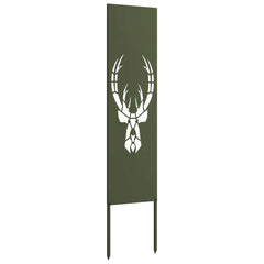 vidaXL Garden Privacy Screen Olive green 32 x 140 cm Cold-rolled steel 5