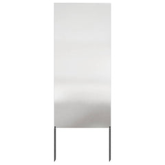 vidaXL Garden Privacy Screen Silver 50 x 140 cm Stainless steel 2