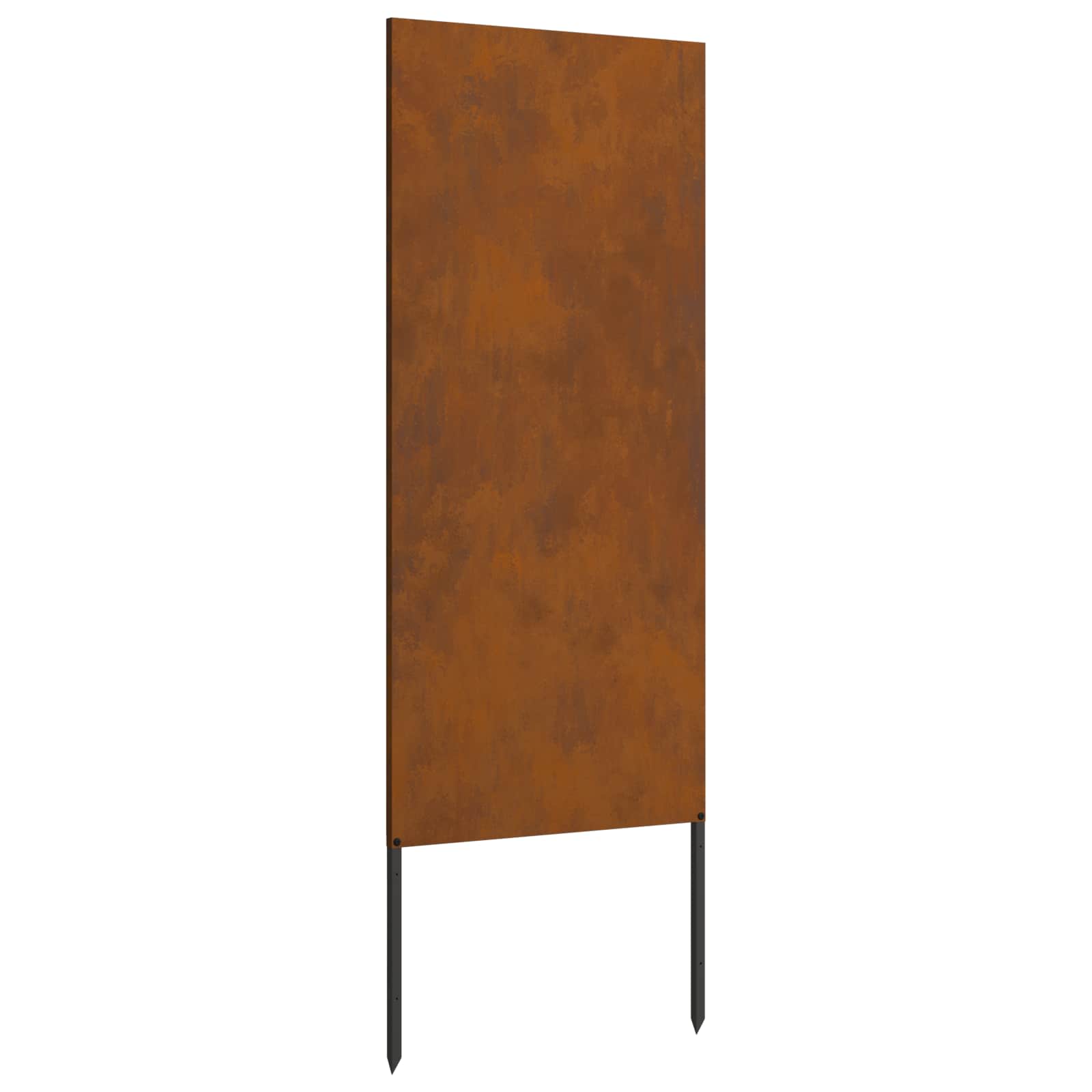 vidaXL Garden Privacy Screen Rusty 50 x 140 cm Weathering Steel 2