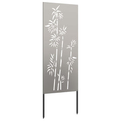vidaXL Garden Privacy Screen Floral Rusty 50 x 140 cm Weathering Steel 5