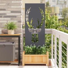 Garden Privacy Screen Cold-rolled Steel Anthracite