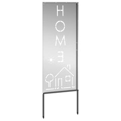 vidaXL Garden Privacy Screen Silver 50 x 140 cm Galvanised steel 6