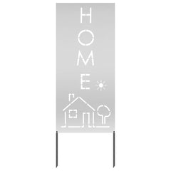vidaXL Garden Privacy Screen Silver 50 x 140 cm Galvanised steel 4