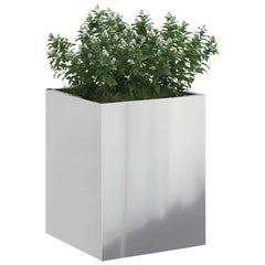 vidaXL Garden Planter Galvanised Steel 32 x 32 x 40 cm 3