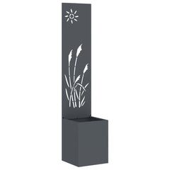 vidaXL Garden Privacy Screen Fretwork Anthracite 32 x 32 x 150 cm 2