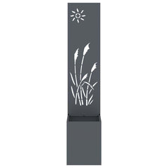 vidaXL Garden Privacy Screen Fretwork Anthracite 32 x 32 x 150 cm 5