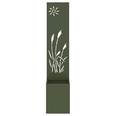 vidaXL Garden Privacy Screen Fretwork Olive green 32 x 32 x 150 cm 5