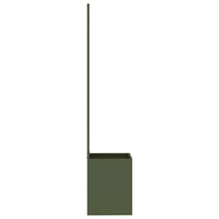 vidaXL Garden Privacy Screen Fretwork Olive green 32 x 32 x 150 cm 6