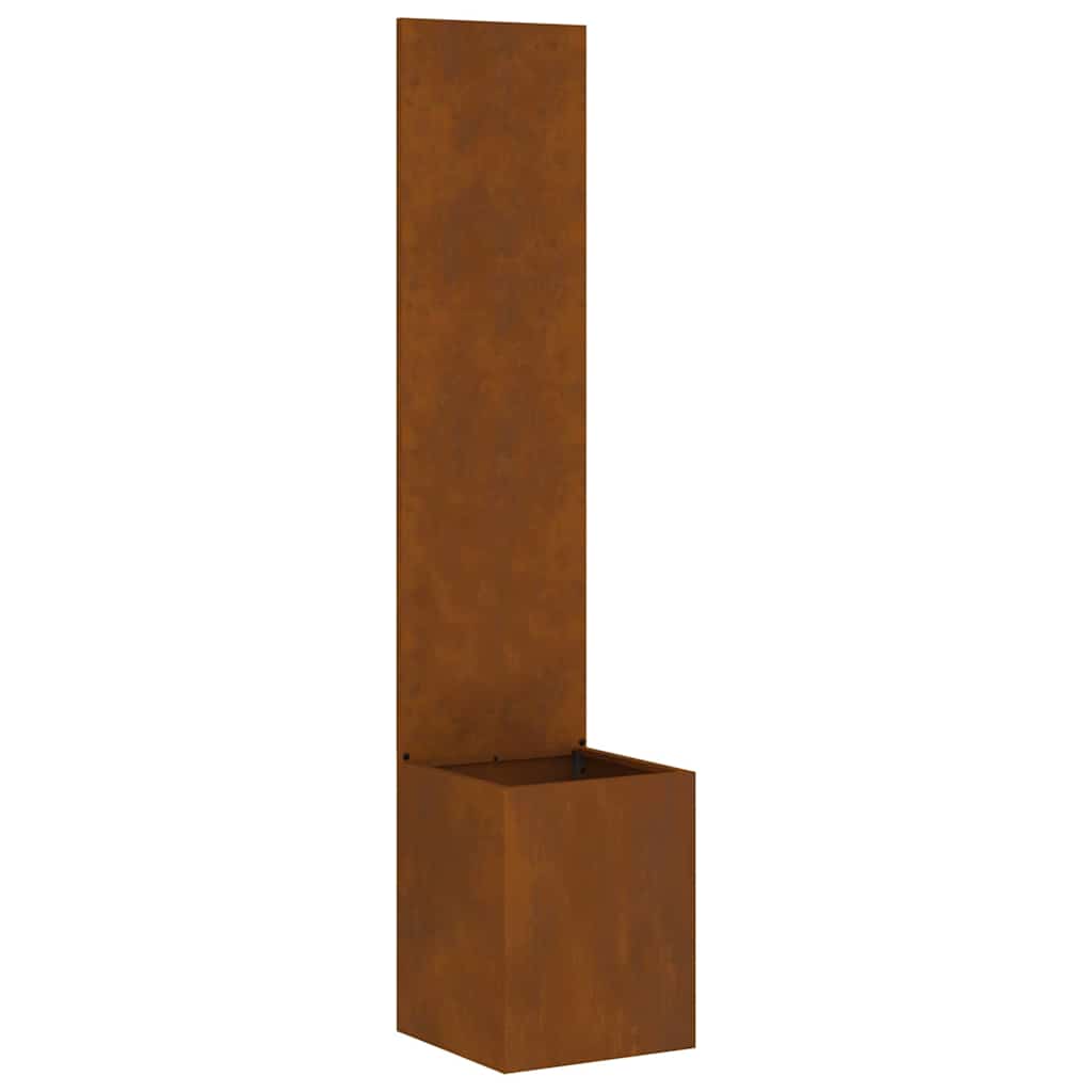 vidaXL Garden Privacy Screen Rusty 32 x 32 x 150 cm Weathering steel 2