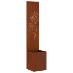 vidaXL Garden Privacy Screen Rusty 32 x 32 x 150 cm Weathering steel 2