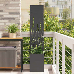 Garden Privacy Screen Cold-rolled Steel Black
