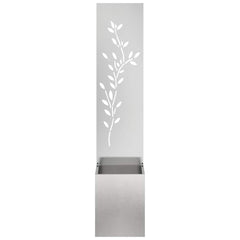 vidaXL Garden Privacy Screen Sliver 32 x 32 x 150 cm Stainless steel 5