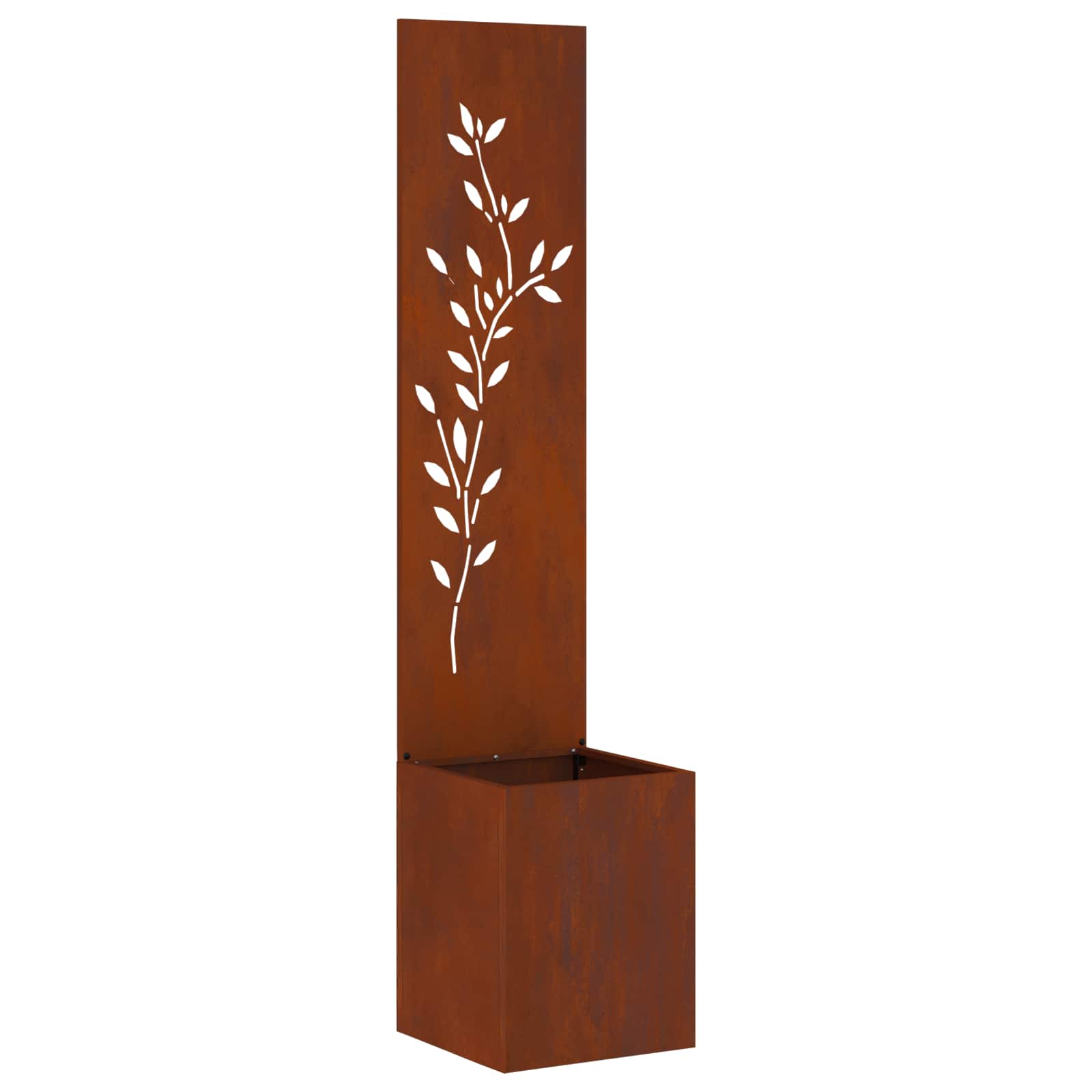 vidaXL Garden Privacy Screen Rusty 32 x 32 x 150 cm Weathering steel 2