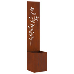 vidaXL Garden Privacy Screen Rusty 32 x 32 x 150 cm Weathering steel 2