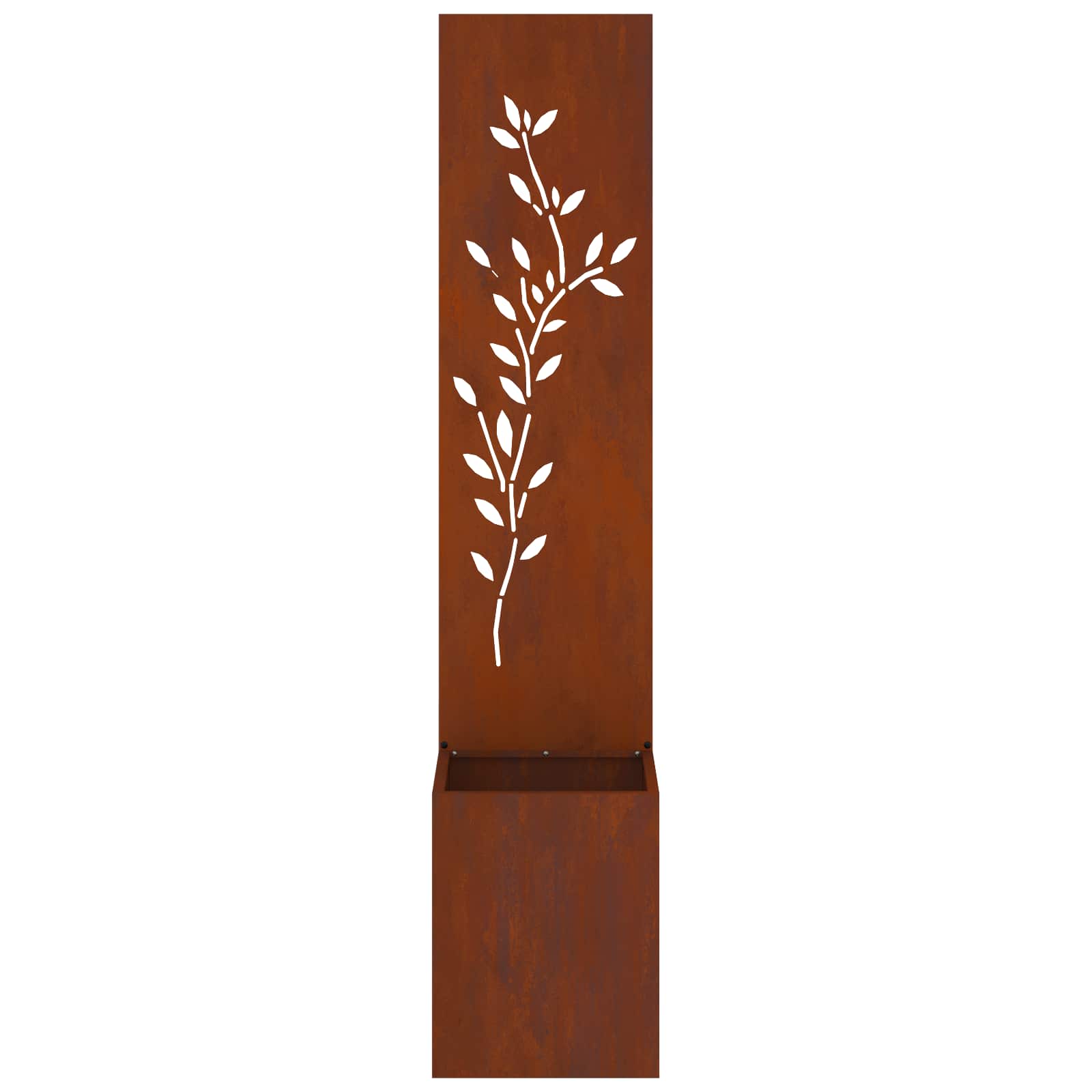 vidaXL Garden Privacy Screen Rusty 32 x 32 x 150 cm Weathering steel 6