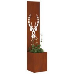 vidaXL Garden Privacy Screen Rusty 32 x 32 x 150 cm Weathering steel 3