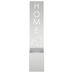 vidaXL Garden Privacy Screen Silver 32 x 32 x 150 cm Galvanised steel 5