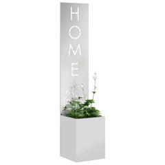 vidaXL Garden Privacy Screen Silver 32 x 32 x 150 cm Galvanised steel 3