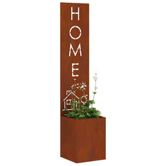 vidaXL Garden Privacy Screen Rusty 32 x 32 x 150 cm Weathering steel 3