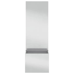 Garden Privacy Screen Sliver 50 x 32 x 150 cm Stainless Steel Blank