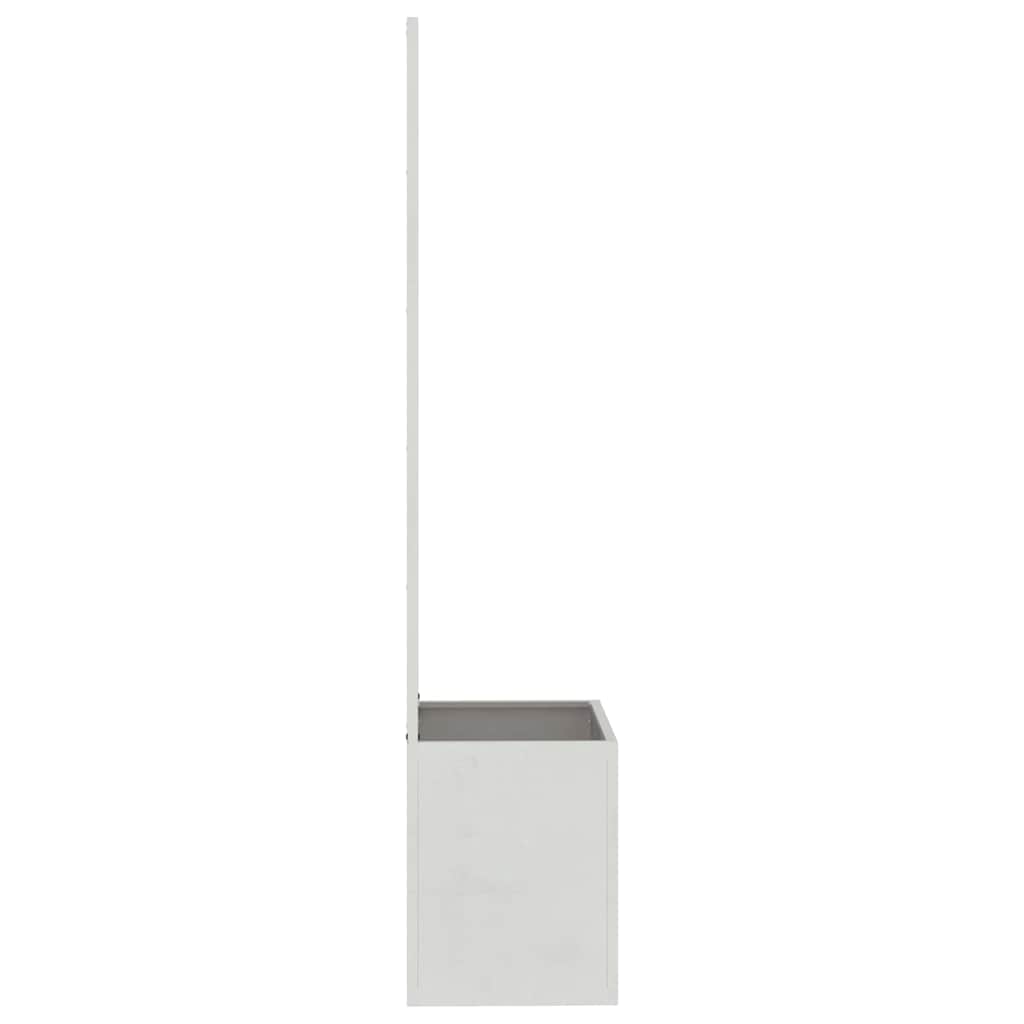 Garden Privacy Screen Sliver 50 x 32 x 150 cm Stainless Steel Blank