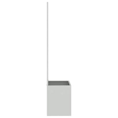 vidaXL Garden Privacy Screen Silver 50 x 32 x 150 cm Galvanised steel 6