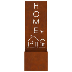 vidaXL Garden Privacy Screen Rusty 50 x 32 x 150 cm Weathering steel 6