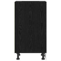 vidaXL Kitchen Base Cabinet Black oak 30 x 44.5 x 81.5 cm 6