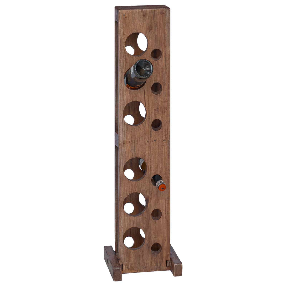 vidaXL Rack Brown 20 x 25 x 100 cm Solid Mahogany Wood 3