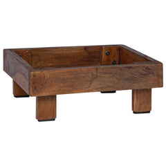 vidaXL Plant Stand 3 pcs Brown 35 x 35 x 12 cm Mahogany Wood 6