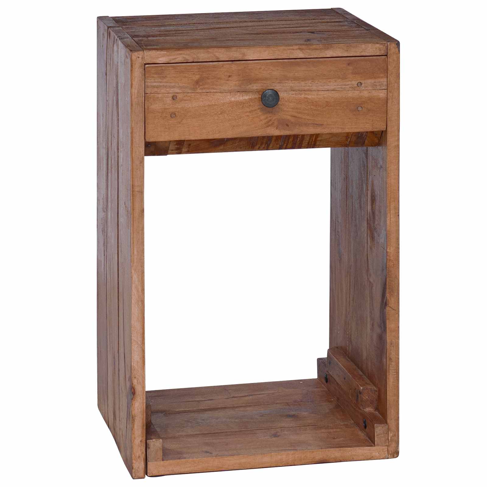 vidaXL Bedside Table Brown 63 x 30 x 79 cm Solid Mahogany Wood 2