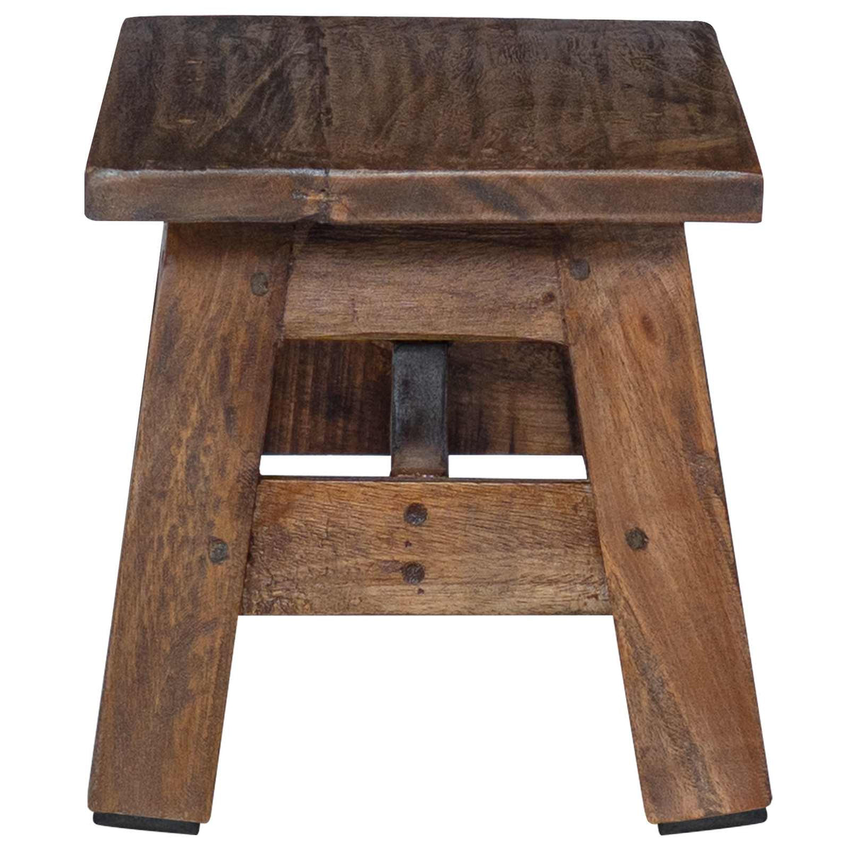 vidaXL Stool Natural 30 x 20 x 20 cm Mahogany Wood 6
