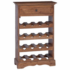 vidaXL Wine Rack 55 x 23 x 85 cm Solid Mahogany Wood 2