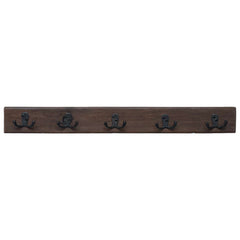 vidaXL Hanger Brown 60 x 7 x 8 cm Solid Reclaim Wood 6