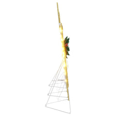vidaXL LED Reindeers 3 pcs Warm White 43 x 18 x 66 cm Fabric 6