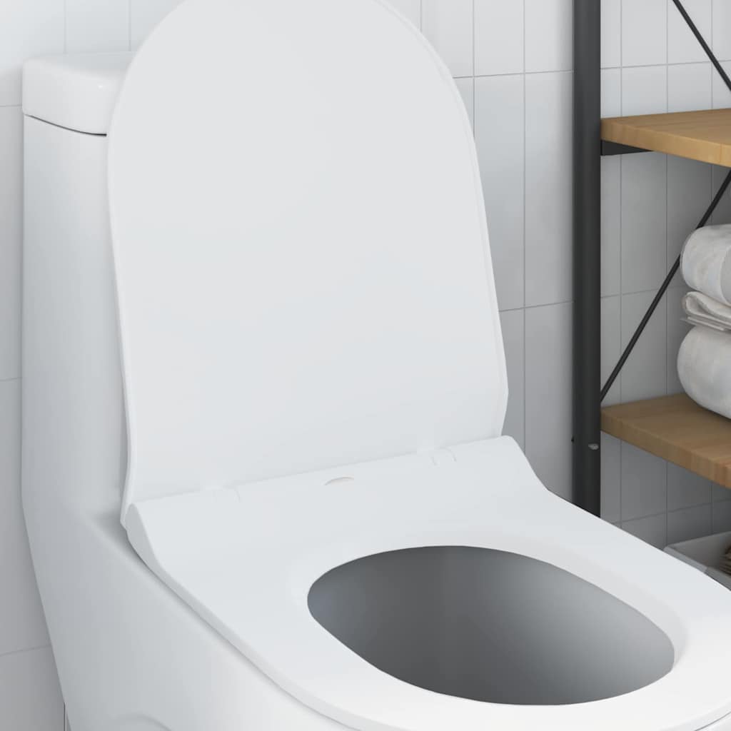 vidaXL Toilet Seat Adjustable White 50 x 36.5 x 5 cm Polypropylene 4